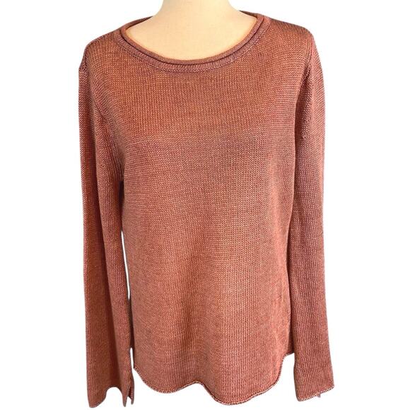 MM. Lafleur The Samara Sweater Knit Linen Copper Small - Picture 7 of 12